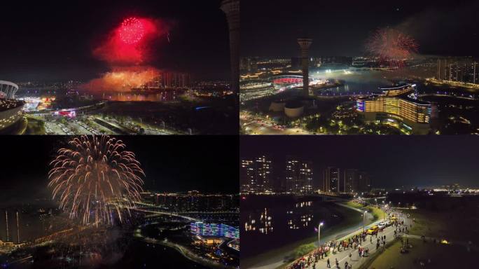 广东省肇庆市烟花秀 新区