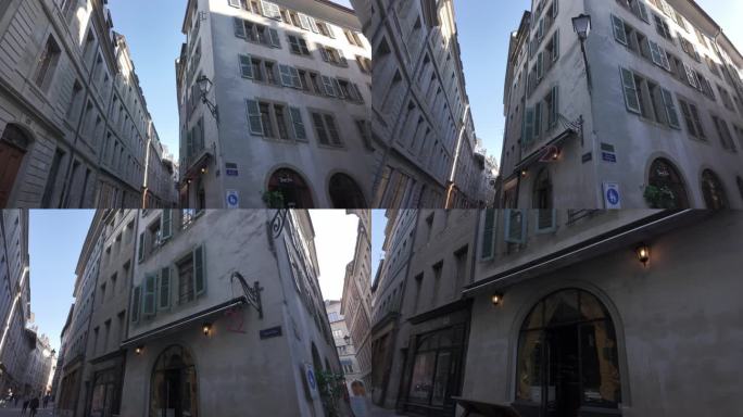 欧洲瑞士日内瓦街道