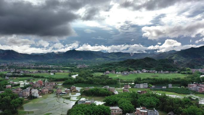 天空 云彩 田园素材