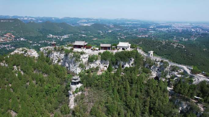 山东青州云门山5A景区航拍