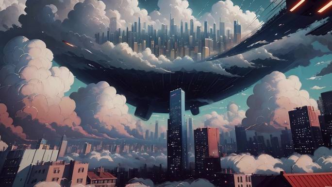 AI演绎云中城市