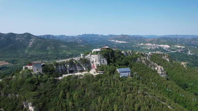 山东青州云门山5A景区航拍