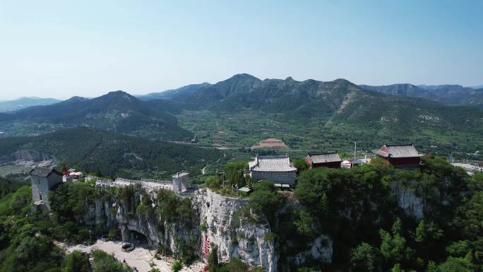 山东青州云门山5A景区航拍