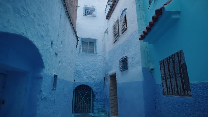 Chefchaouen，摩洛哥西北部Rif山脉中的蓝珍珠城