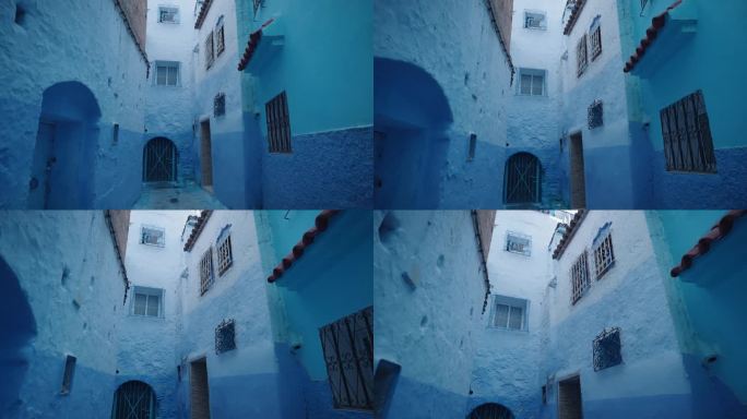 Chefchaouen，摩洛哥西北部Rif山脉中的蓝珍珠城