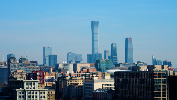 北京国贸 北京全景 北京CBD 胡同全景