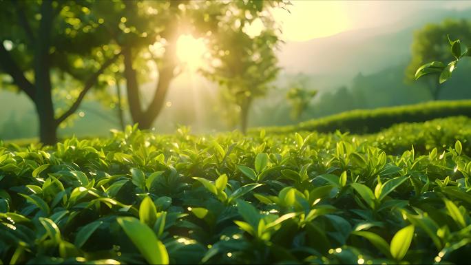 茶园茶山茶叶4K镜头