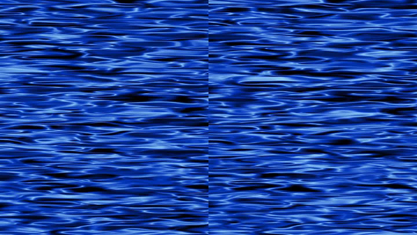 深蓝色海水表面效果动画视频素材背景