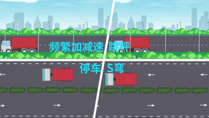 高速公路监控mg动画