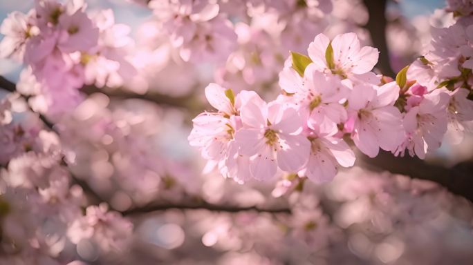 樱花绽放：春日里的粉色浪漫