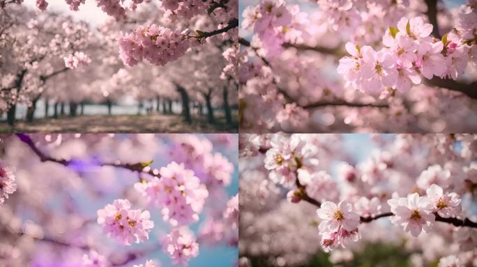 樱花绽放：春日里的粉色浪漫