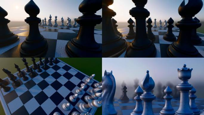 国际象棋布阵对弈视频