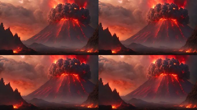 火山爆发