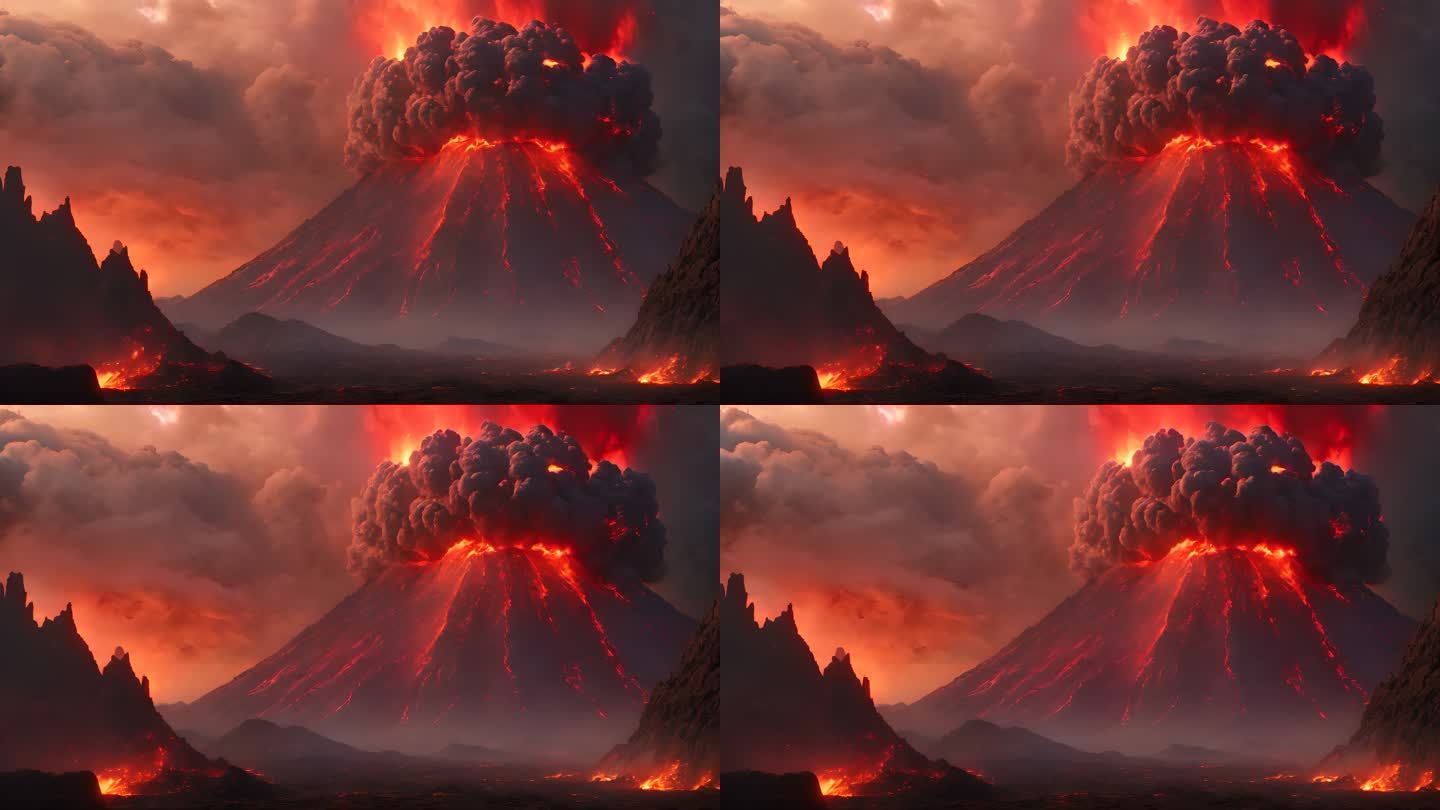 火山爆发