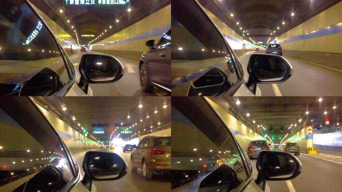 汽车在隧道里行驶视频素材40