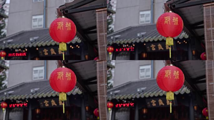 4K实拍，广州春节假期城隍庙民俗上香祈福