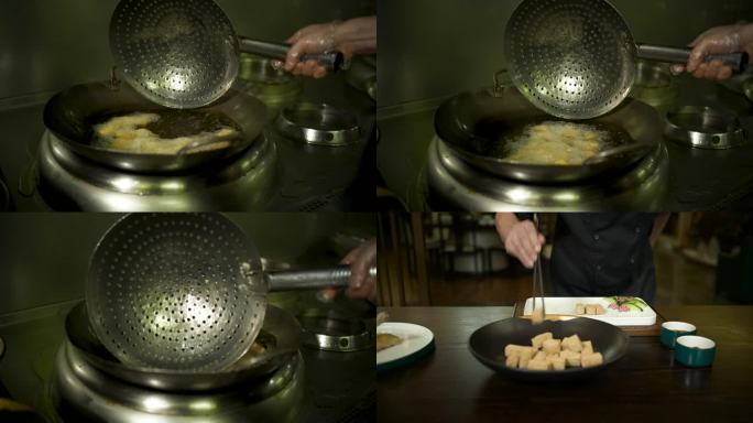 炸豆腐制作过程