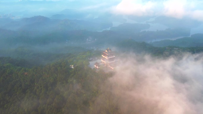 惠州市惠城区高榜山云雾大景