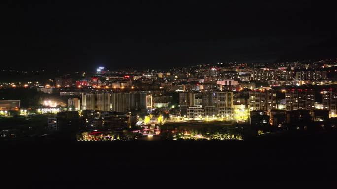 雅安市汉源县城市夜景