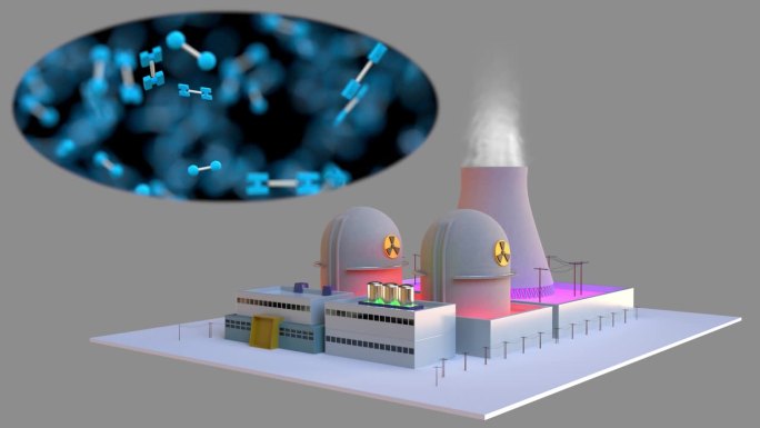 利用核能生产氢气，粉色氢气