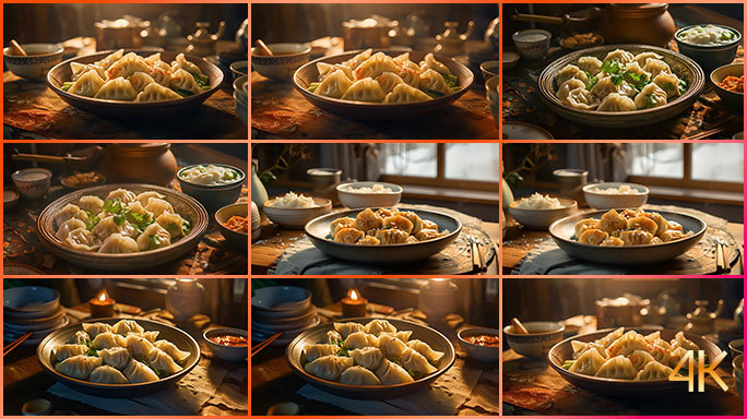 饺子与馄饨 锅贴云吞灌汤包馅饼 面食餐厅