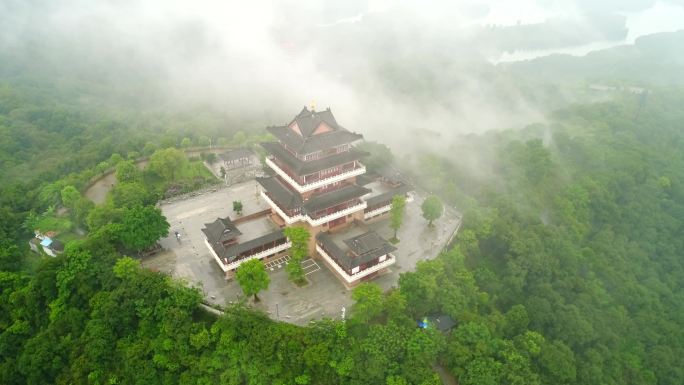 惠州惠城高榜山云雾特写