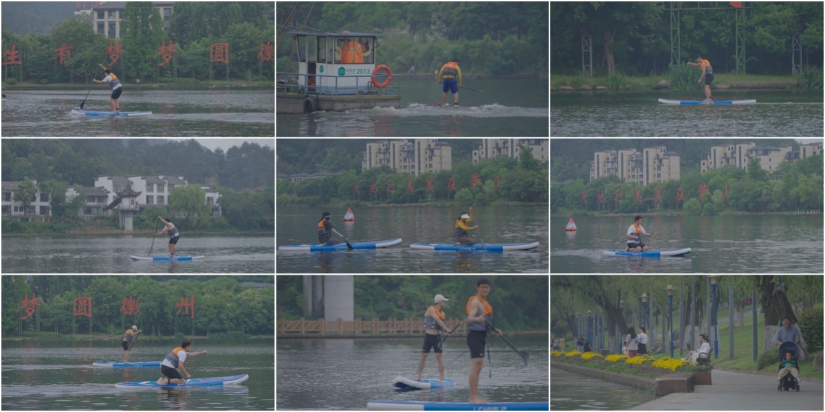 桨板活动练习人群 健康生活方式