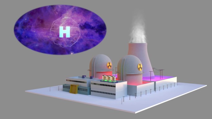 利用核能生产氢气，粉色氢气