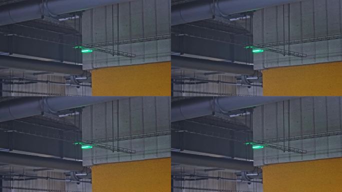 停车场自动停车位占用天花板传感器指示灯闪烁脉冲绿色led