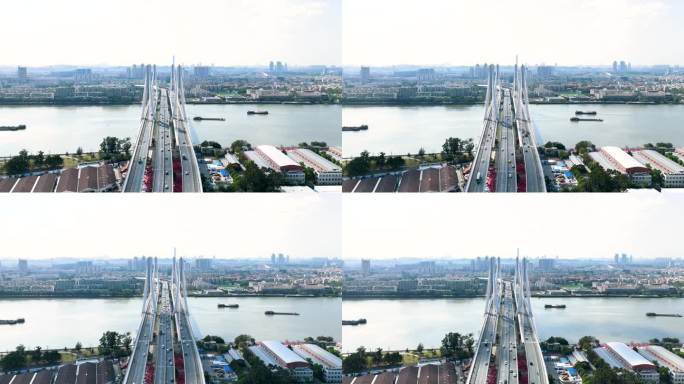 洛溪大桥【4K】延时航拍