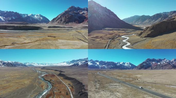 新疆  瓦罕走廊  4K航拍