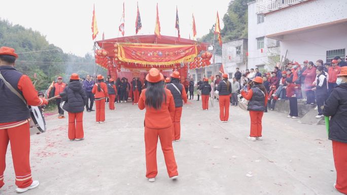 潮汕迎神  营老爷 大锣鼓 闹元宵 客家