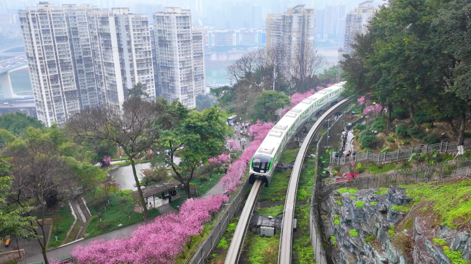 开往春天的列车 重庆轻轨合集 穿楼