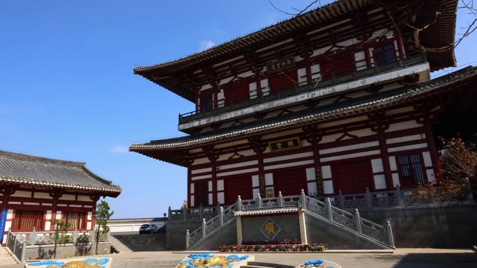 湖北随州大洪山寺慈恩寺金顶观音延时