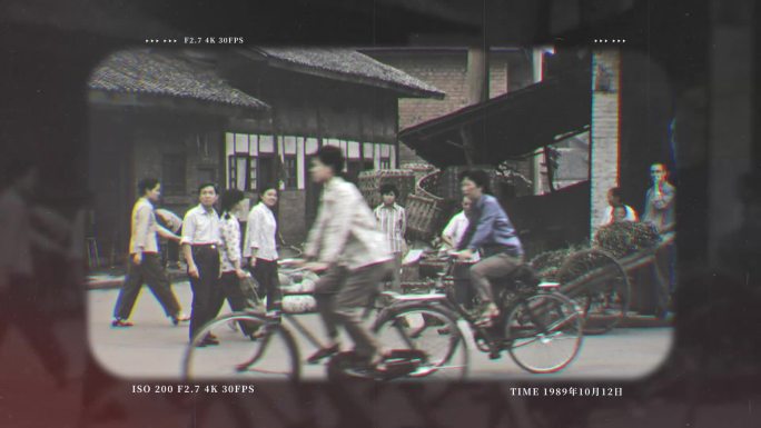 老电影老照片胶片效果动画