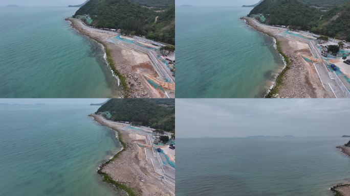 深圳海边航拍 4K 深圳