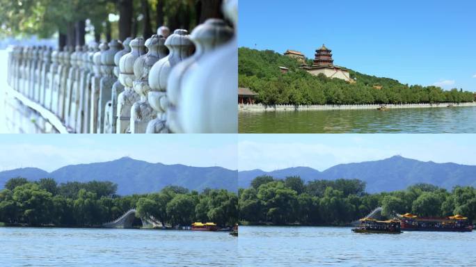 中国北京颐和园宣传旅游风景4K拍摄