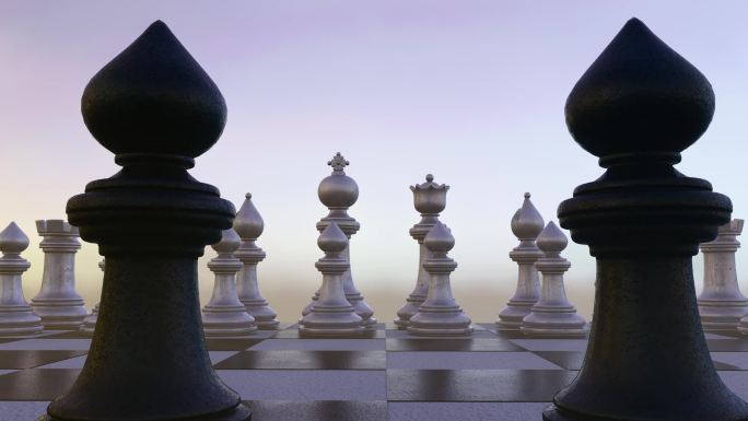 国际象棋博弈比赛宣传意向视频