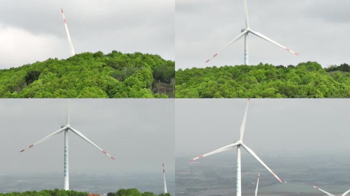 风车航拍 新能源 风力发电 低碳 风电