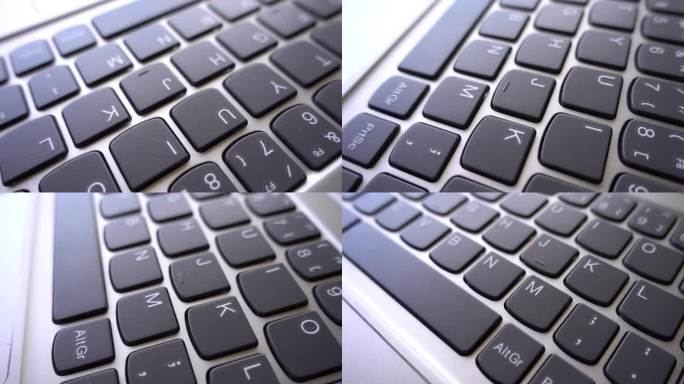 计算机键盘作为背景旋转