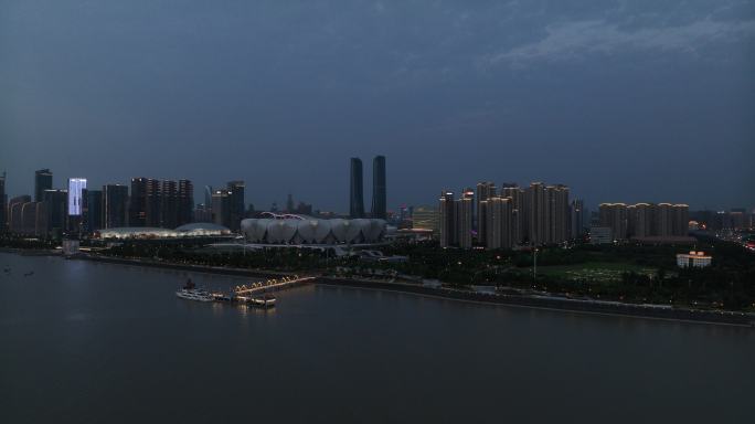 杭州亚运村大桥夜景0024