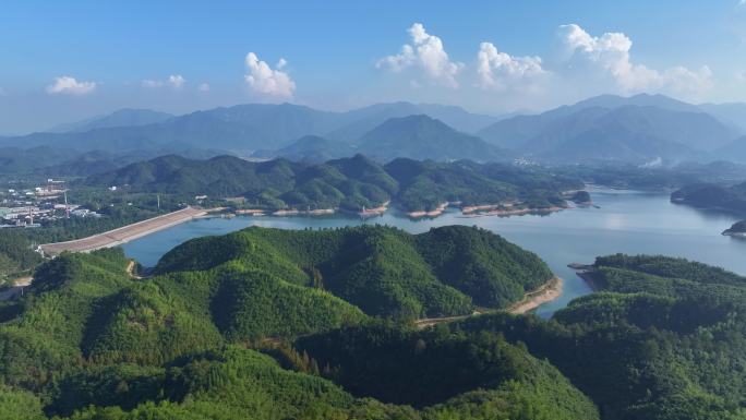 湖州安吉赋石水库绿水青山大气延时