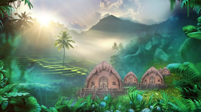 海南黎族 -LED背景视频