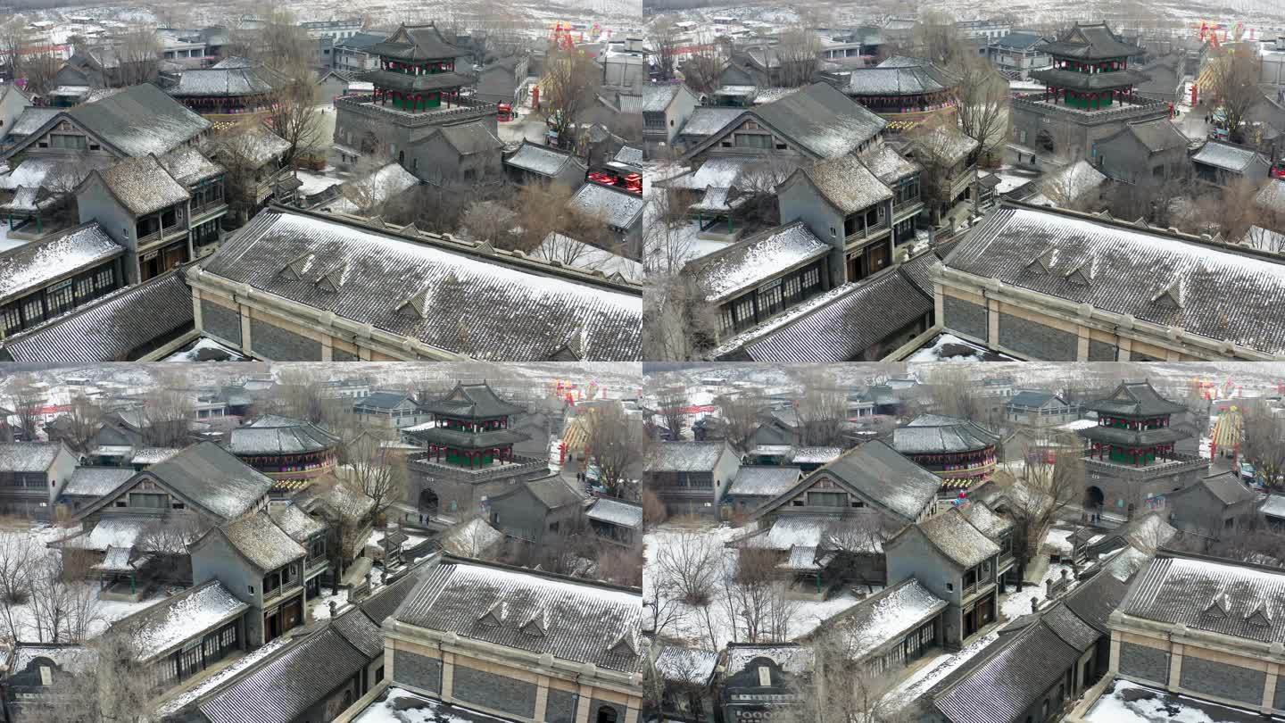 沈阳关东影视城冬季风光