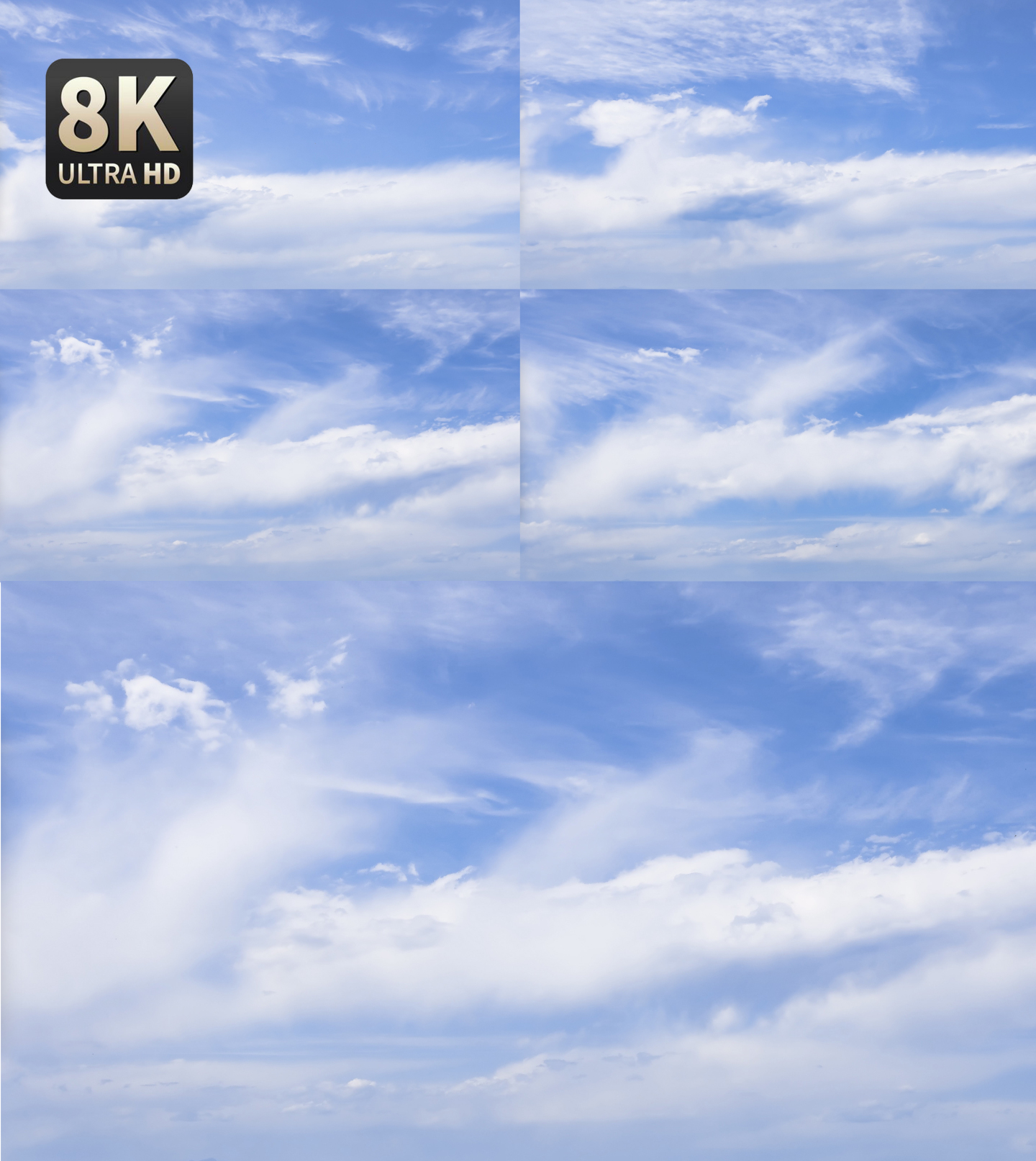 【8K】梦幻的白云