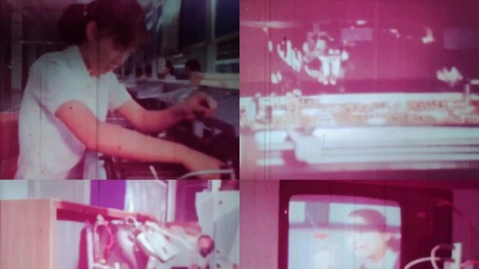 1982年 上海电视机一厂 投产彩电生产