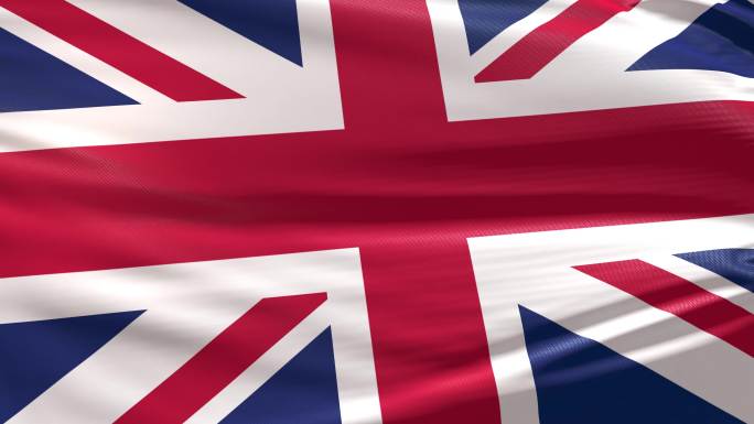 英国国旗4K无缝循环