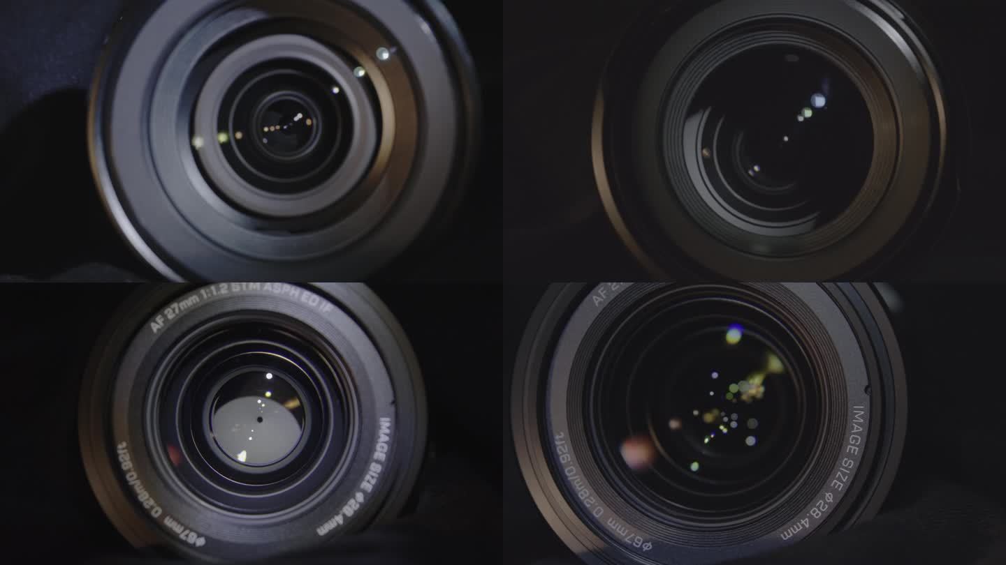 相机镜头光影变焦光圈特写素材合集