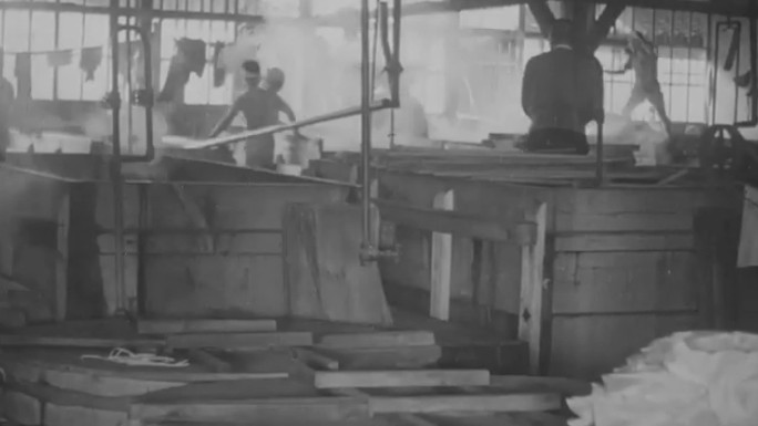 日本纺织印染厂  30年代纺织厂