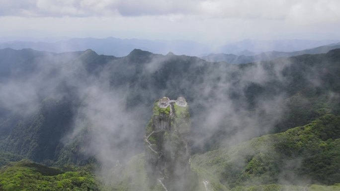 梵净山红云金顶航拍